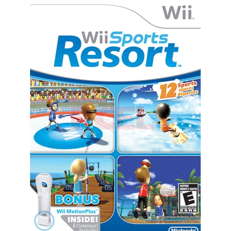 Wii Sports Resort Bundle with Game & Wii Motion Pluss Wii Used