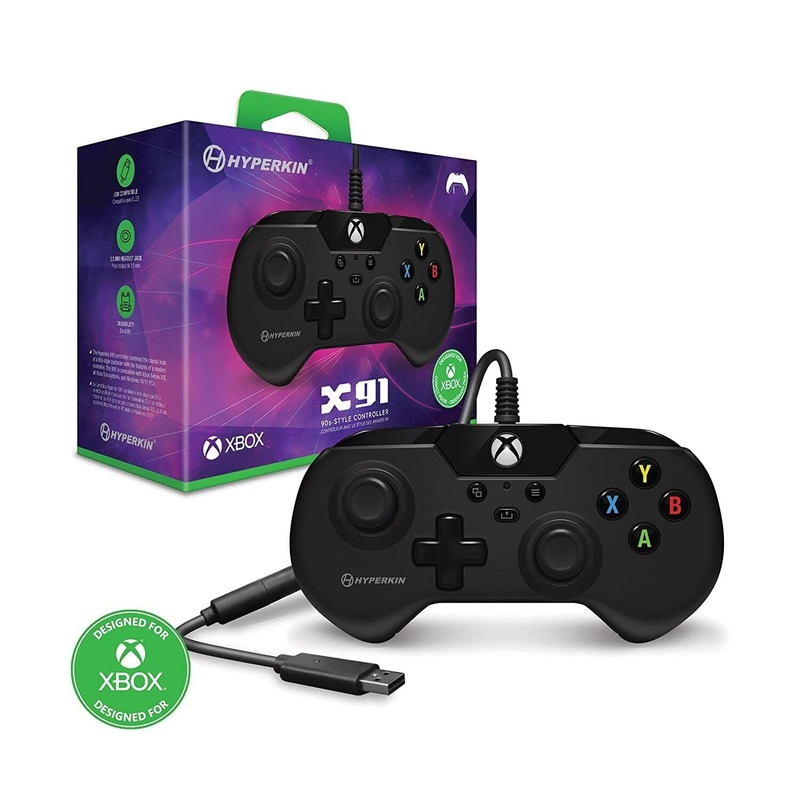 Xbox Series Controller Wired Enhanced Hyperkin X91 Black New