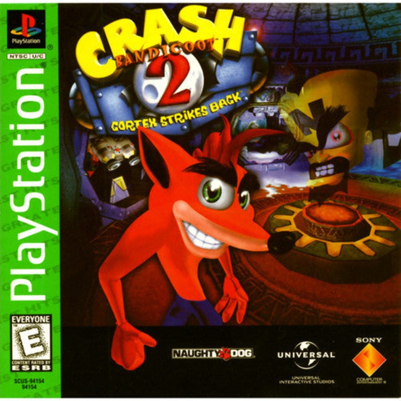Crash Bandicoot 2 Cortex Strikes Back (Greatest Hits) PS1 Used