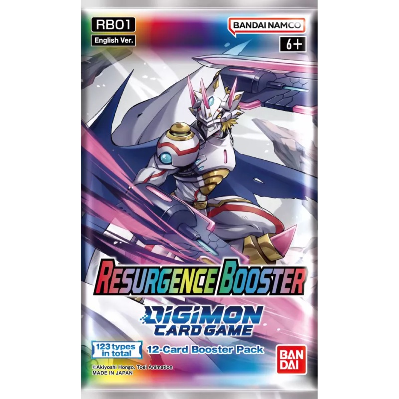 Digimon Card Game Resurgence Booster Pack New