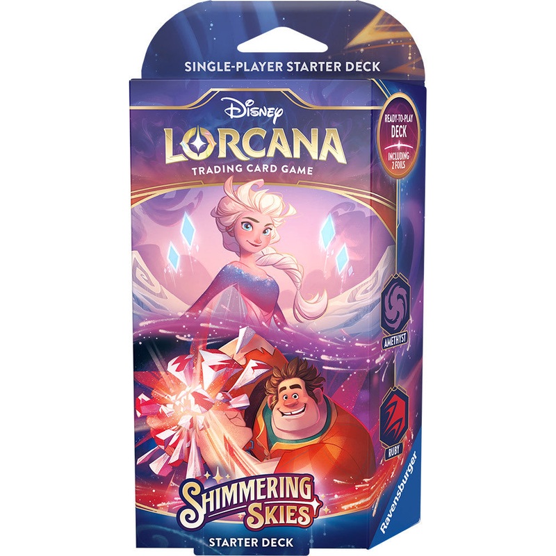 Disney Lorcana Shimmering Skies Starter Deck Elsa & Ralph New