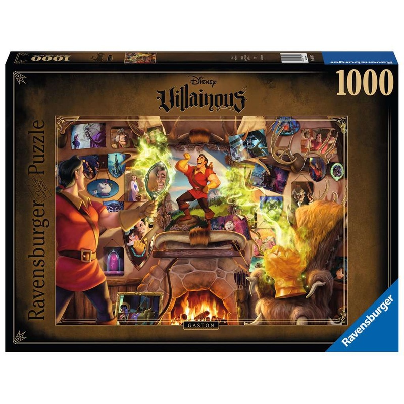 Disney Villainous Gaston 1000 Piece Puzzle New