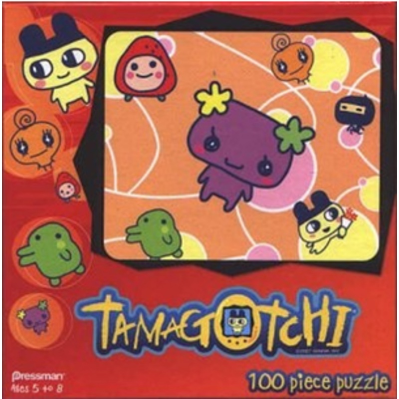 Original Tamagotchi Characters 100 Piece Puzzle Orange New