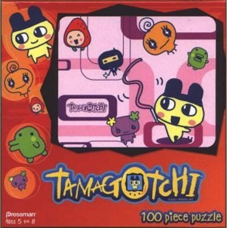 Original Tamagotchi Characters 100 Piece Puzzle Pink New