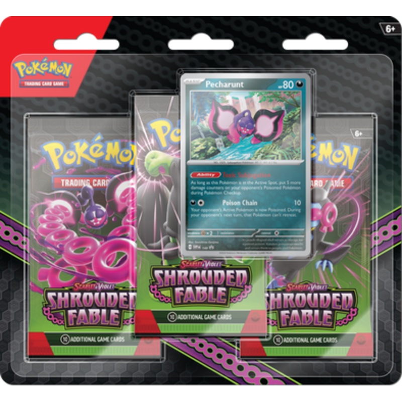 Pokemon Shrouded Fable 3 Pack New