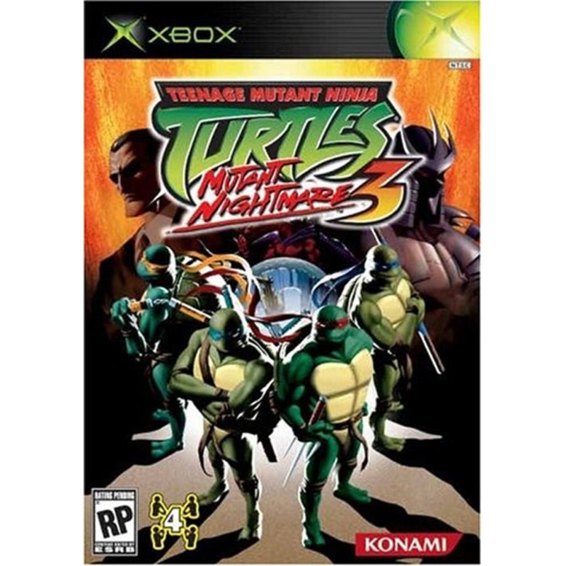 Teenage Mutant Ninja Turtles 3 Mutant Nightmare NTSC Xbox Used