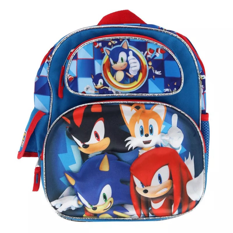 Sonic the Hedgehog and Friends 3D Backpack New