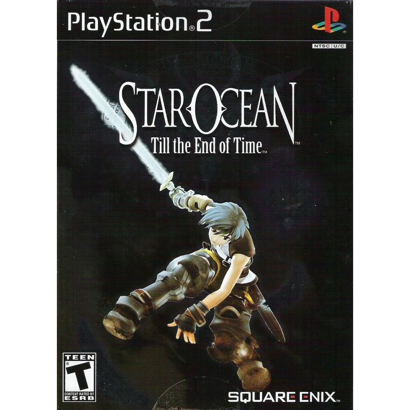 Star Ocean Till The End Of Time With Cardboard Sleeve Box has Wear PS2 Used
