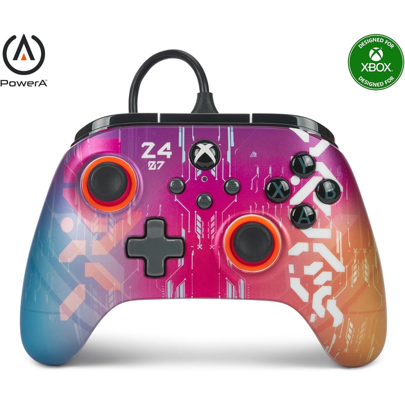 Xbox Series Controller Wired Enhanced Power A Cyber Style New