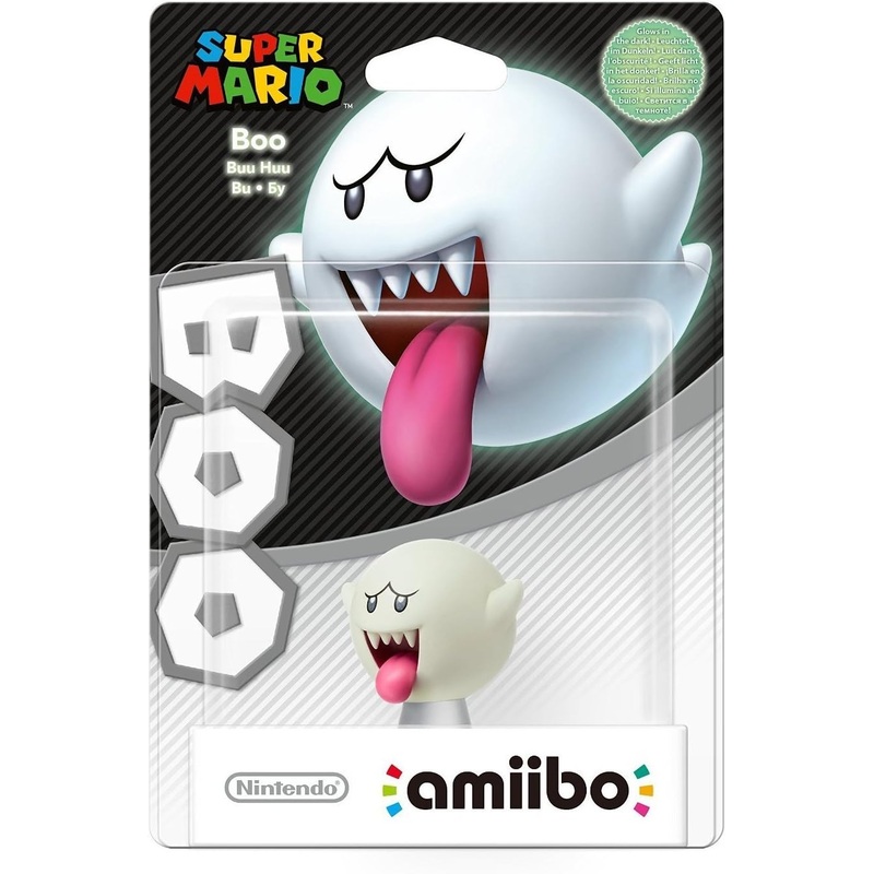 Amiibo Super Mario Bros Boo (Glow in the Dark) New
