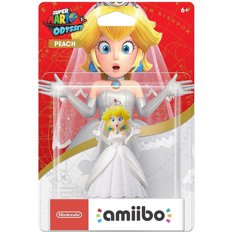 Amiibo Super Mario Odyssey Wedding Outfit Peach New