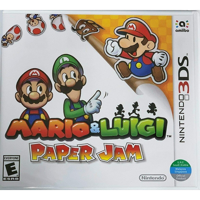 Mario & Luigi Paper Jam World Edition 3DS Used