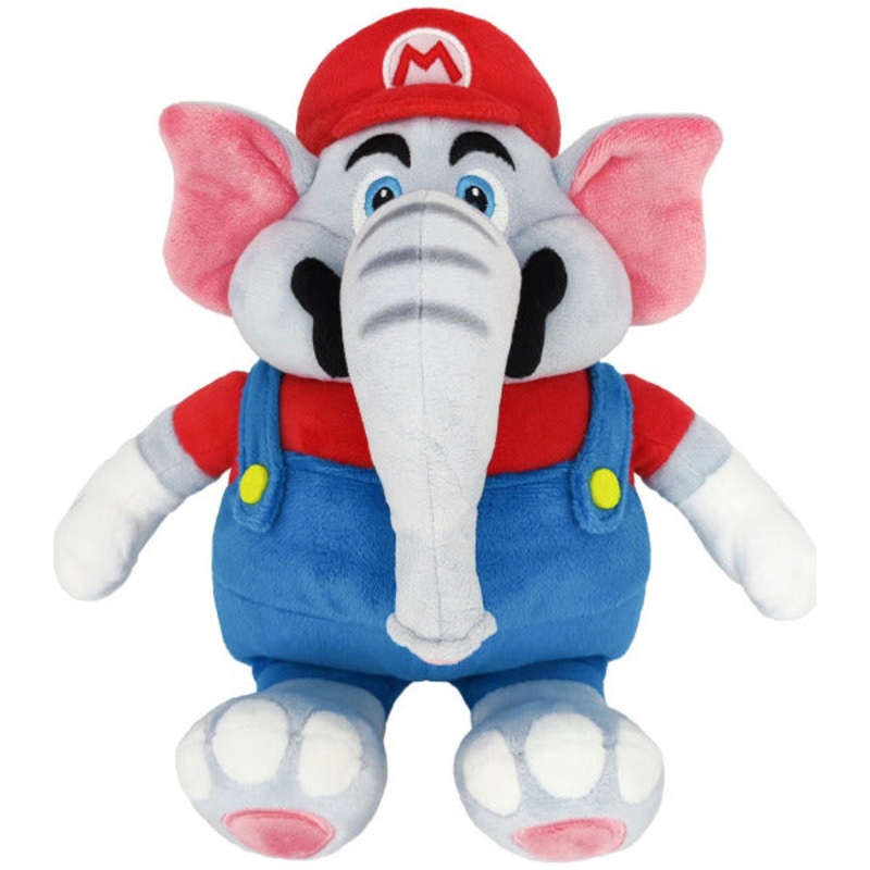 Mario Wonder Mario Elephant 10 Plush New