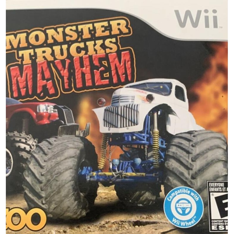 Monster Truck Mayhem Cardboard Sleeve Wii Used