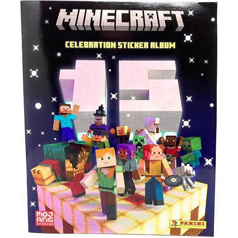 Panini Minecraft Sticker Album New