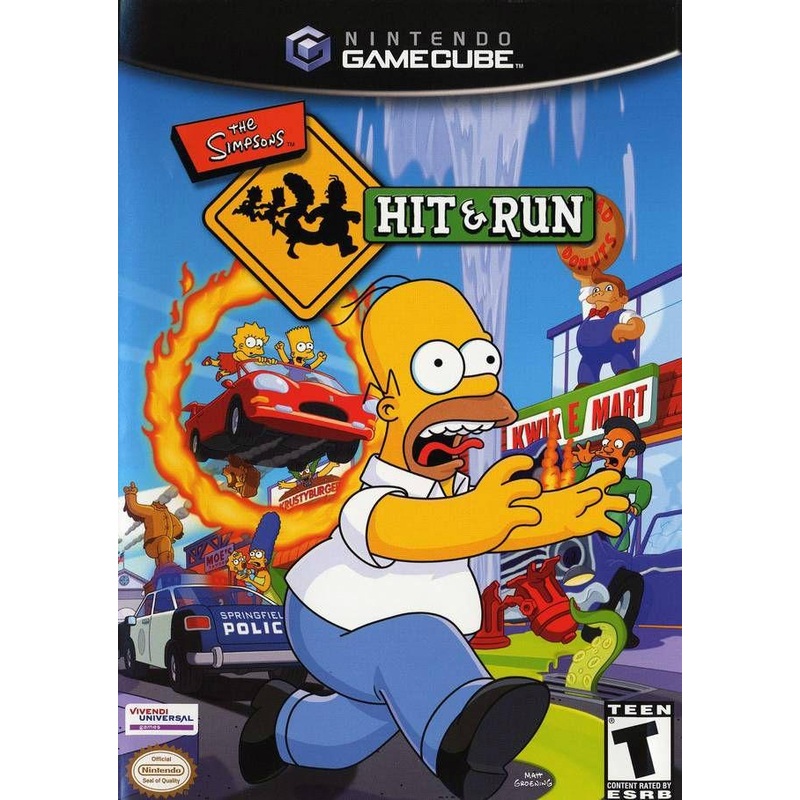 Simpsons Hit & Run (no Manual) GameCube Used