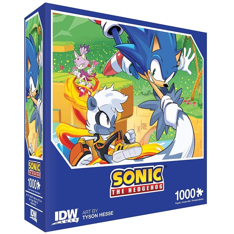 Sonic the Hedgehog 1000 Piece Puzzle New