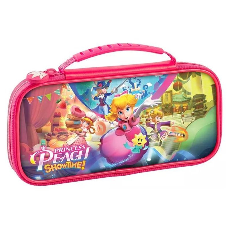 Switch Carry Case Princess Peach Showtime Traveler Case New