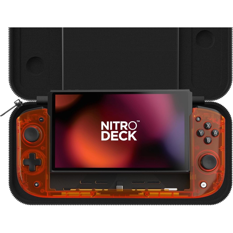 Switch Nitro Deck Controller Deck Retro Orange Zest New