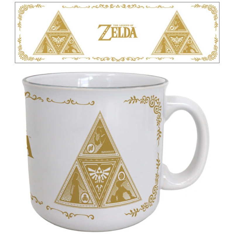 Zelda Triforce Ceramic Mug New