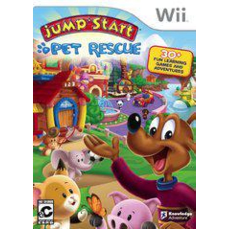 Jump Start Pet Rescue Wii Used