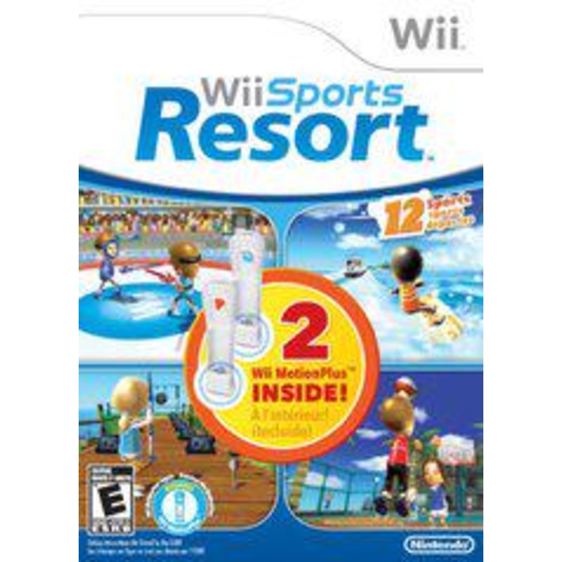 Wii Sports Resort Bundle with Game & 2 Wii Motion Plus Wii Used
