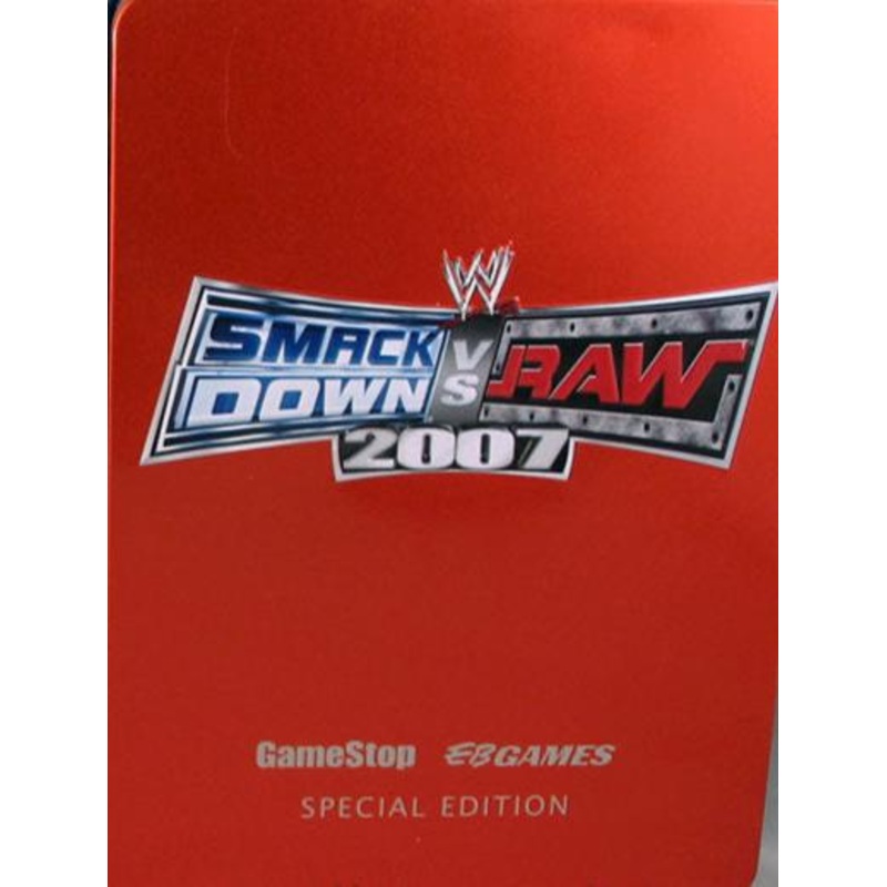 WWE Smackdown Vs Raw 2007 Special Edition Tin (missing slipcover) 360 Used