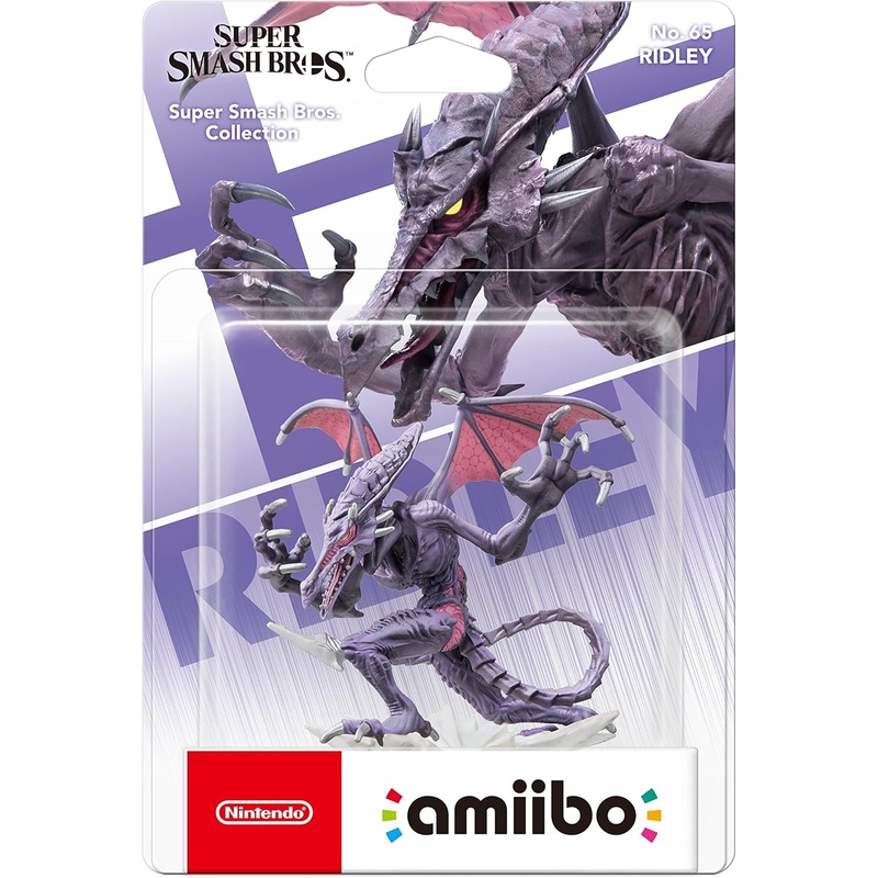 Amiibo Super Smash Bros Ridley (small wear to cardboard) New