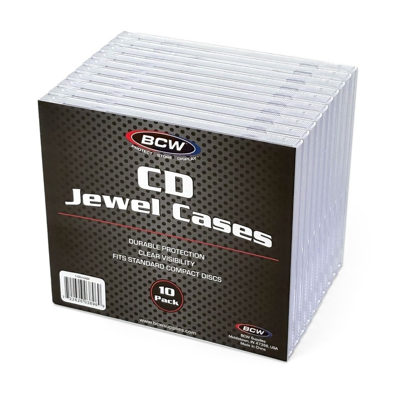CD Jewel Replacement Cases 10 Piece Count New