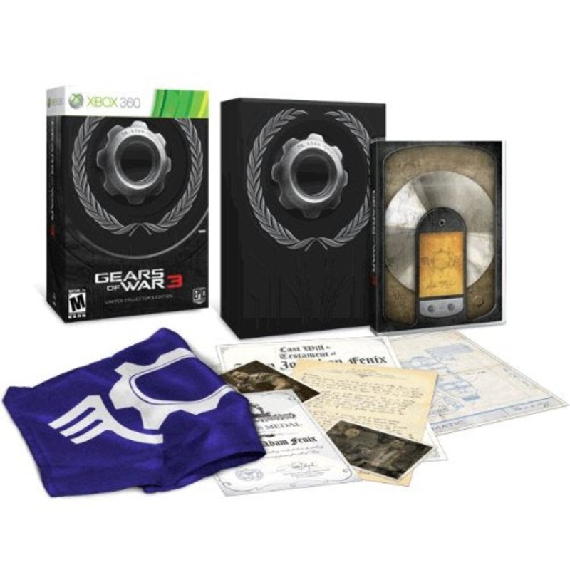 Gears Of War 3 Limited Edition 360 Used (missing personal effects of adam fenix)