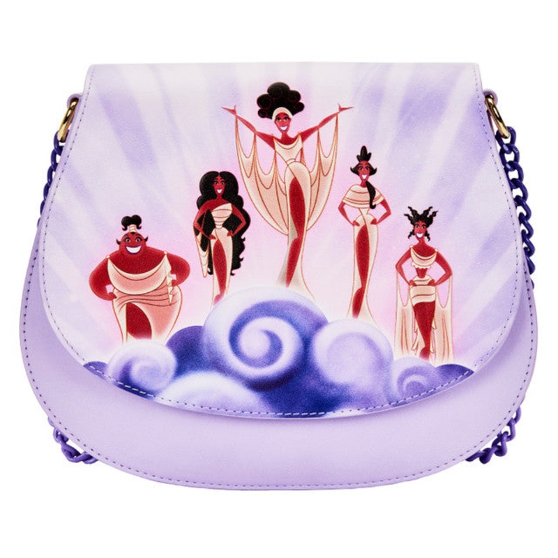 Loungefly Disney Hercules Muses Clouds Crossbody Bag New