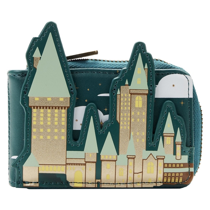 Loungefly Harry Potter Golden Hogwarts Accordion Wallet New
