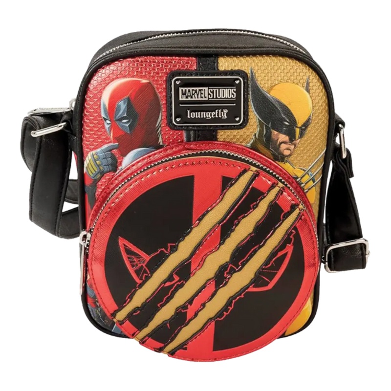 Loungefly Marvel DeadPool 3 CrossBody Bag New