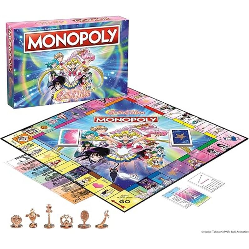 Monopoly Sailor Moon Board Game New