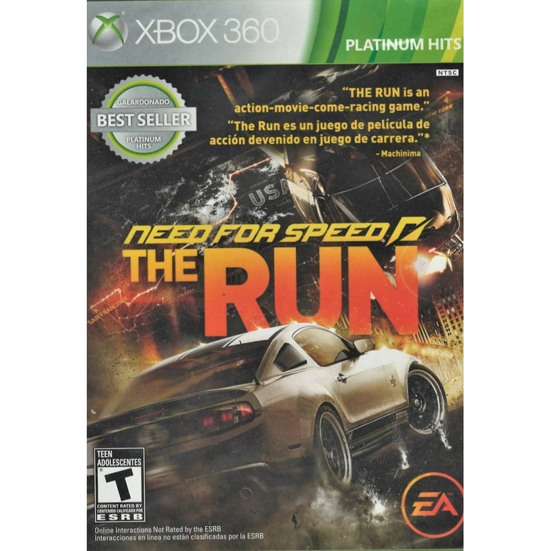 Need For Speed The Run Platinum Hits 360 New
