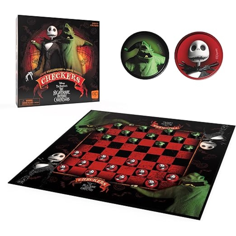 Nightmare Before Christmas Checkers Jack vs Oogie Boogie New
