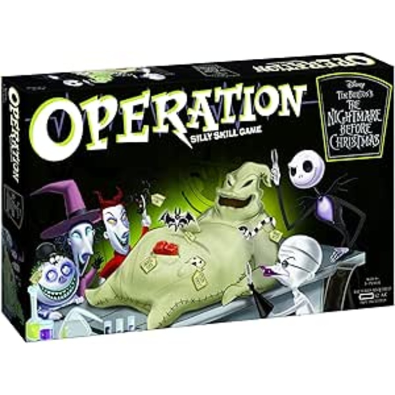 Operation The Nightmare Before Christmas Board Game New
