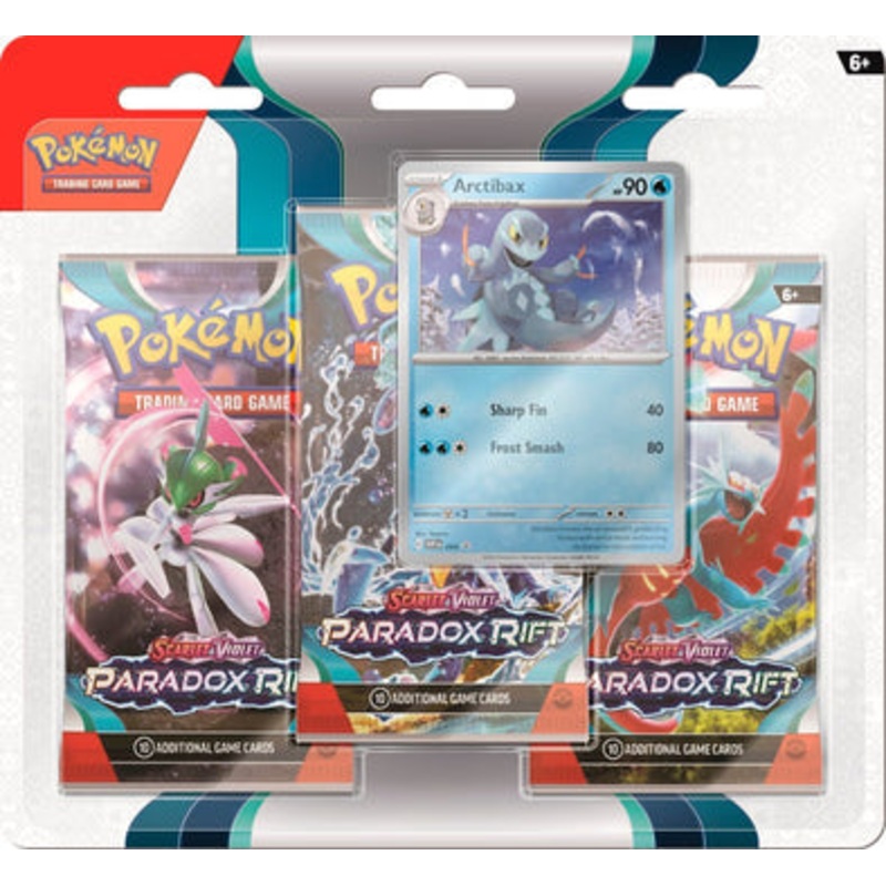 Pokemon Paradox Rift 3 Pack Arctibax New