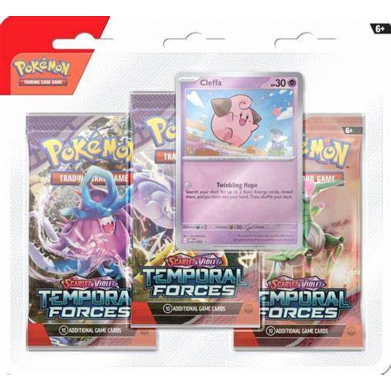 Pokemon Temporal forces Cleffa Card 3 Pack New