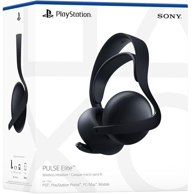 PS5 Headset Wireless PULSE Elite Midnight Black Sony New