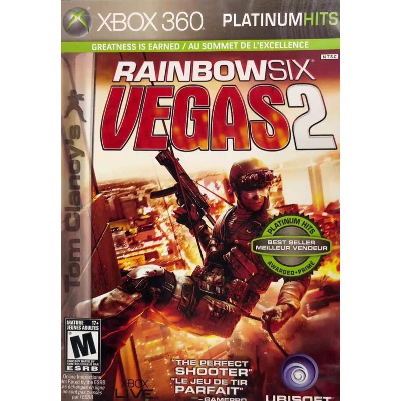 Rainbow Six Vegas 2 Platinum Hits 360 New