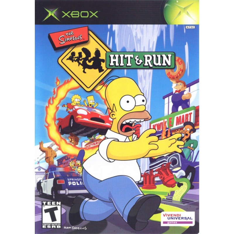 Simpsons Hit And Run (minor damage to artwork) NTSC Xbox Used