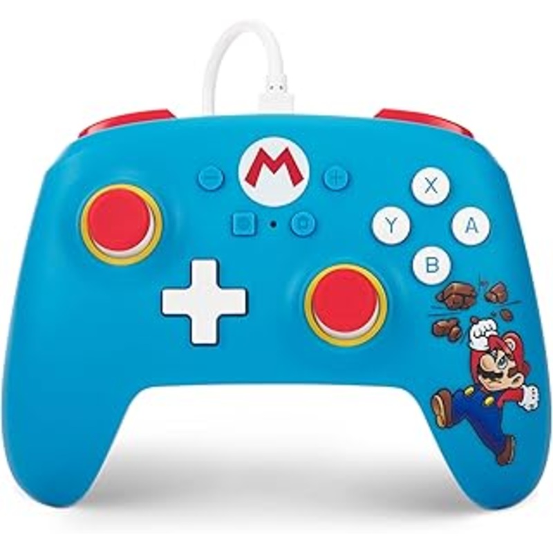 Switch Controller Wired Power A Mario New