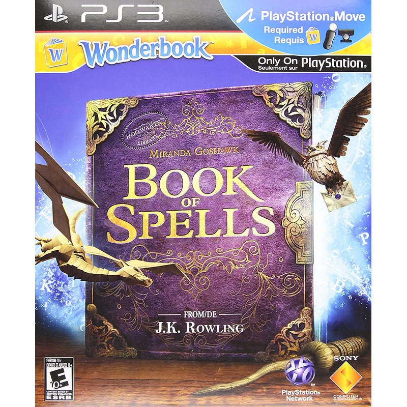 Wonderbook Book Of Spells Game Only PS Move & Book Required PS3 Used