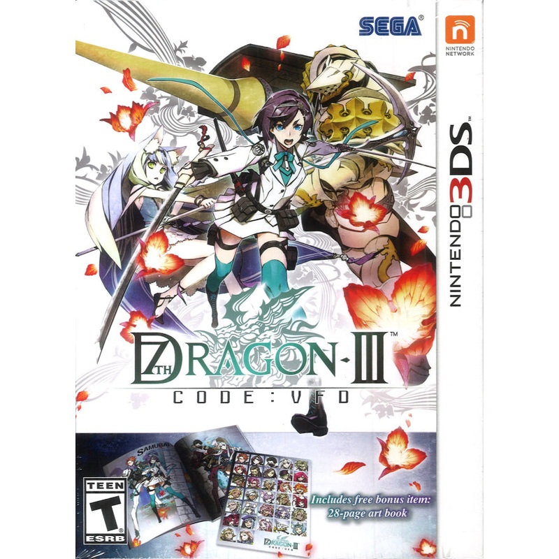 7th Dragon Code III VFD Launch Edition 3DS Used