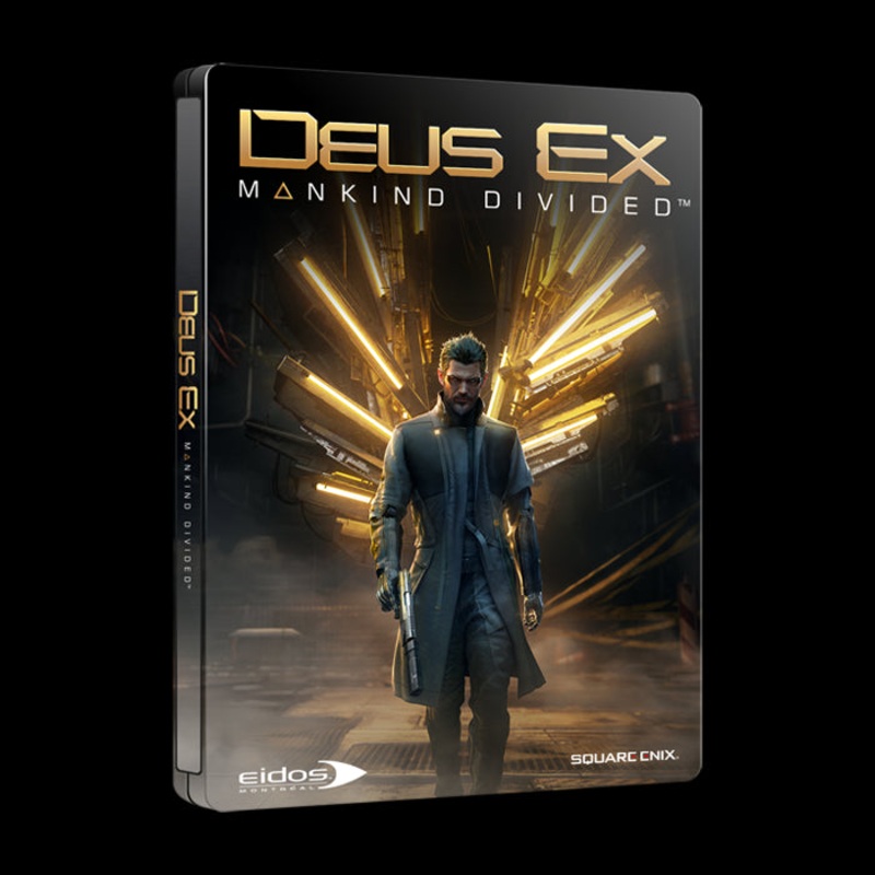 Deus Ex Mankind Divided Steelbook Xbox One Used