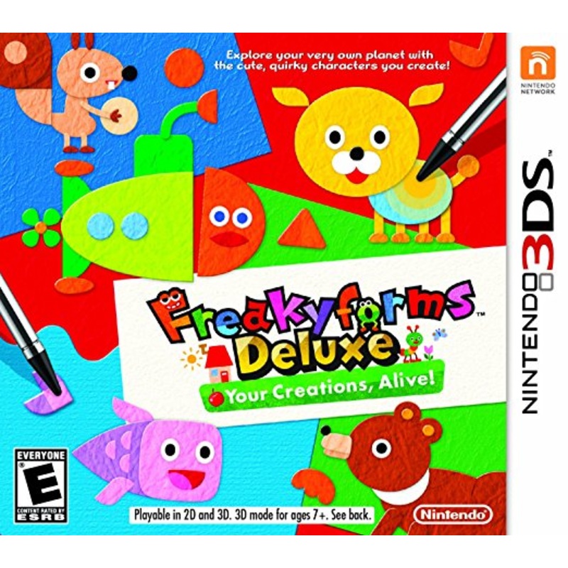 Freakyforms Deluxe Your Creations Alive 3DS Used