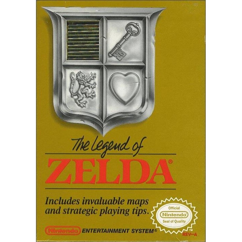Legend of Zelda Gold Cartridge Version NES Used Cartridge Only