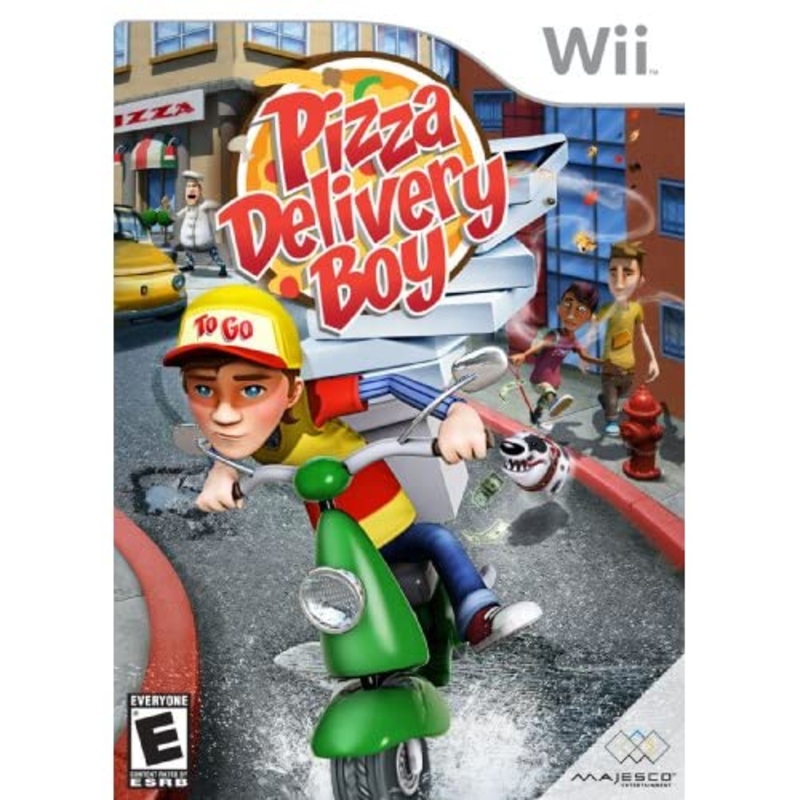 Pizza Delivery Boy Wii Used