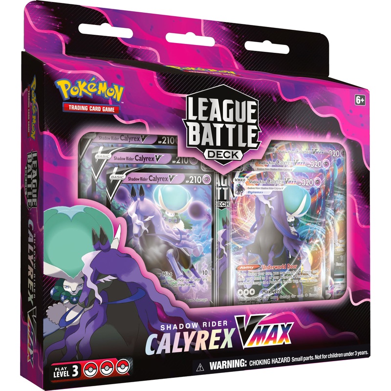 Pokemon Calyrex Shadow Rider VMax League Battle Deck